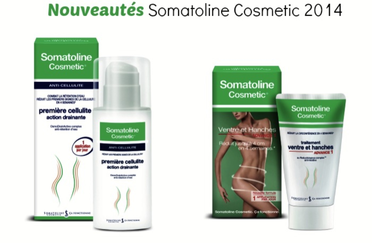 Jeu-concours Somatoline Cosmetic : Amincissant Ventre et Hanches et Première cellulite action drainante