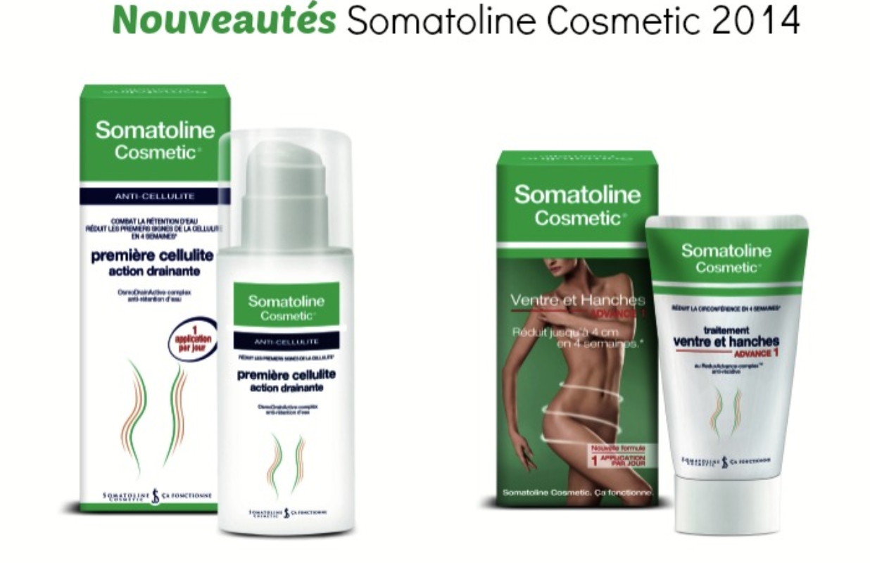 Jeu-concours Somatoline Cosmetic : Amincissant Ventre et Hanches et Première cellulite action drainante