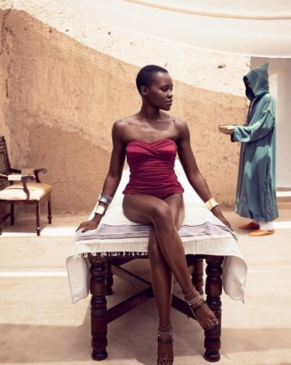 Lupita Nyong’o en UNE du Vogue US