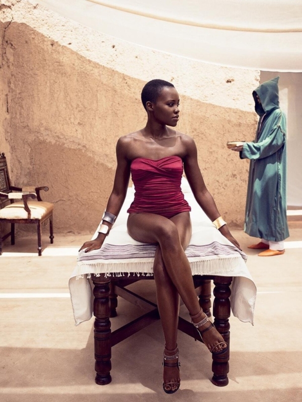 Lupita Nyong&rsquo;o en UNE du Vogue US