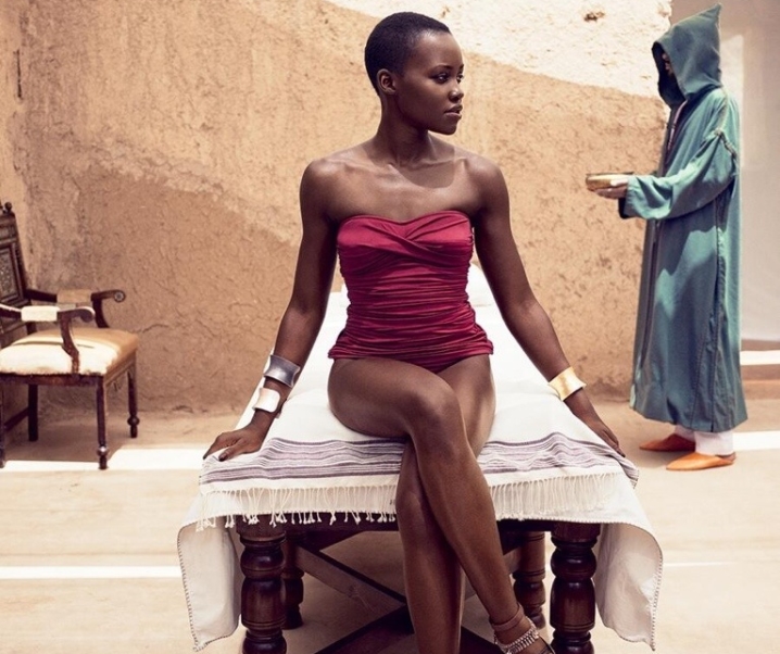 Lupita Nyong’o en UNE du Vogue US