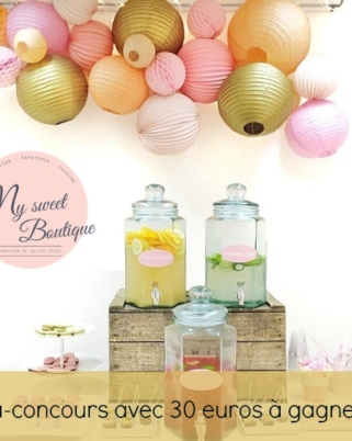 Déco Jolie : Gagnez un bon d’achat de 30 euros sur My Sweet Boutique !
