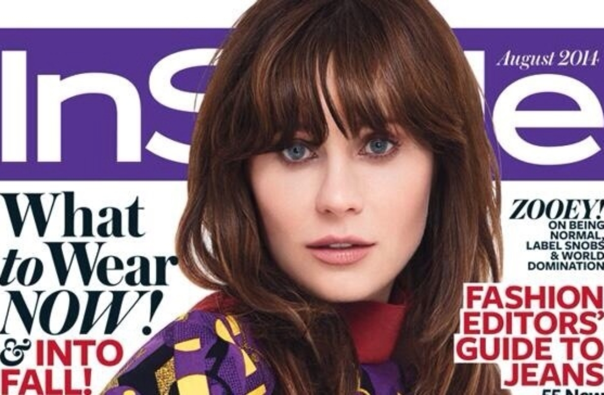 Zooey Deschanel en couv du mag InStyle ou la dérive de Photoshop !