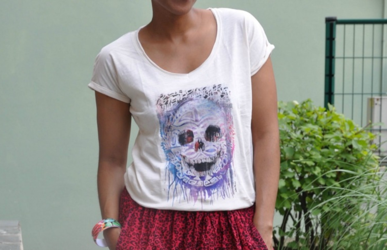 Outfit ot the day : la jupe courte !