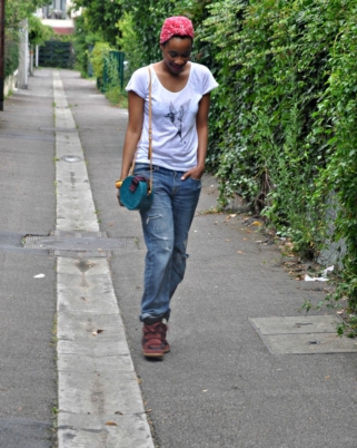 Outfit : Bandana and Boyfriend