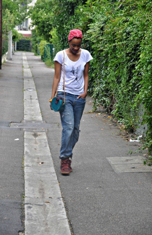 Outfit : Bandana and Boyfriend