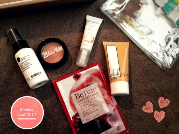 Pourquoi la birchbox aout 2014 va plaire aux peaux noires et métissées ! (non spono)