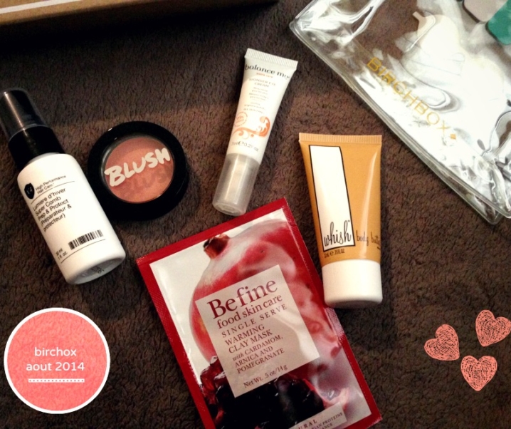 Pourquoi la birchbox aout 2014 va plaire aux peaux noires et métissées ! (non spono)