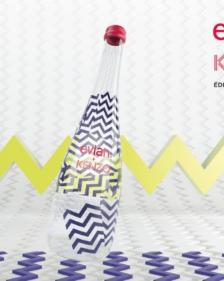 Naturellement Kenzo : La nouvelle bouteille evian vue par la maison de couture française !