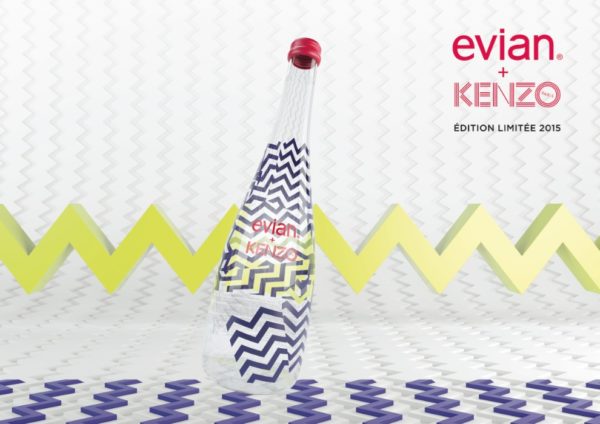 Naturellement Kenzo : La nouvelle bouteille evian vue par la maison de couture française !