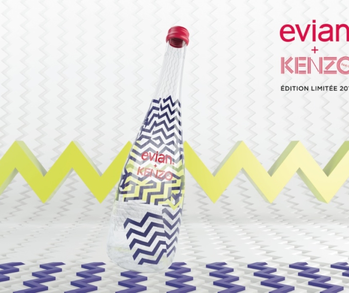 Naturellement Kenzo : La nouvelle bouteille evian vue par la maison de couture française !