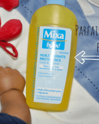 Concours et test Mixa bébé : La nouvelle Huile Lavante Protectrice Peaux Sèches