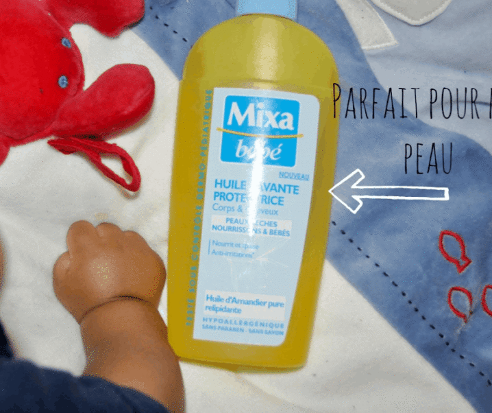 Concours et test Mixa bébé : La nouvelle Huile Lavante Protectrice Peaux Sèches