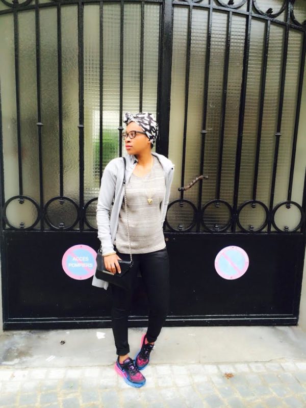 Outfit : un jour de pluie avec de la couleur aux pieds (mais juste aux pieds)