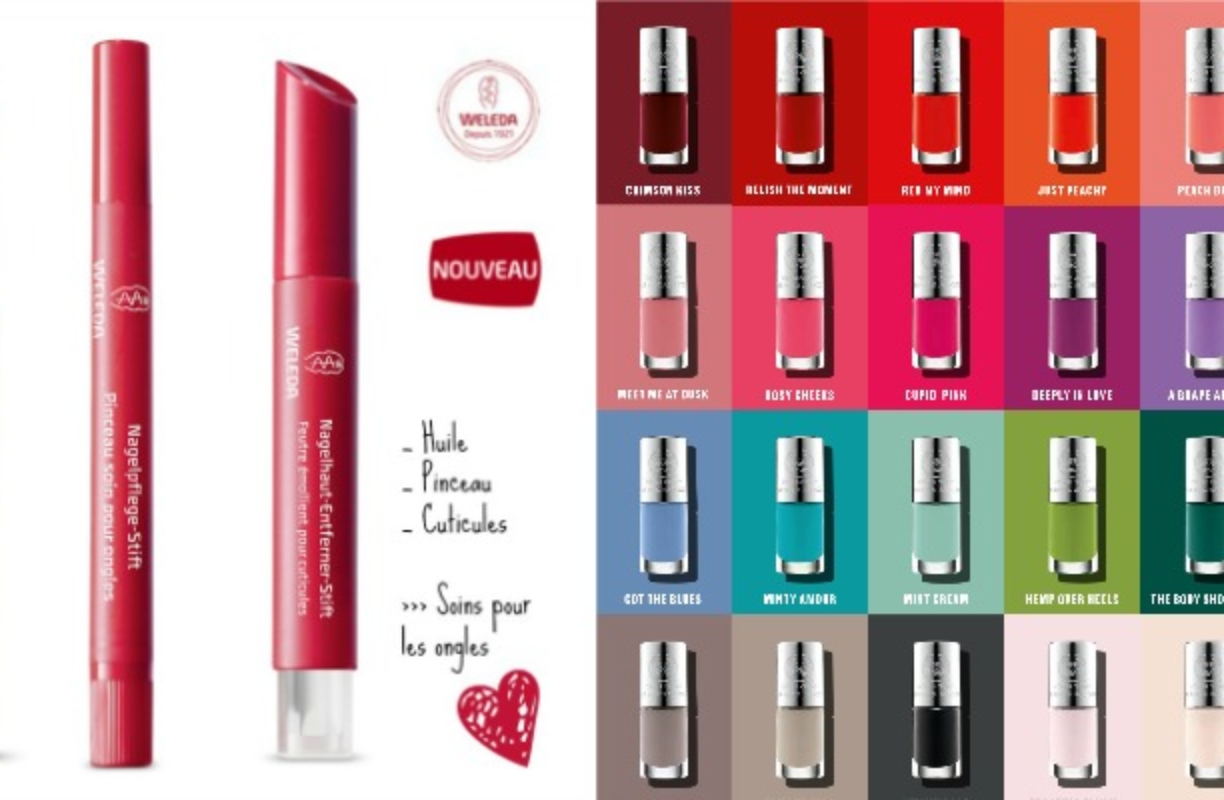 Soins pour les ongles bios, vernis vegans – Weleda et The Body Shop, les nouveautés !