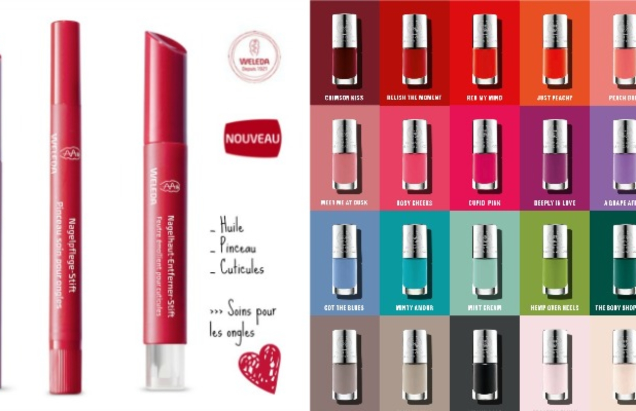 Soins pour les ongles bios, vernis vegans – Weleda et The Body Shop, les nouveautés !