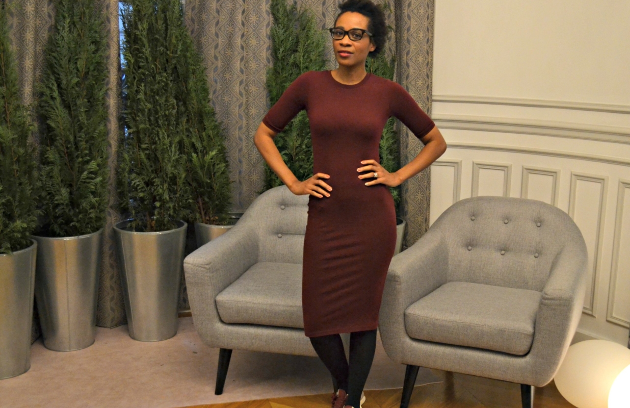 Le bordeaux, les sneakers et la robe Topshop  : Outfit !