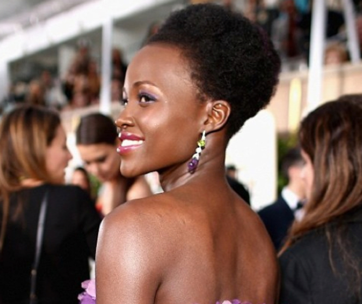 Lupita Nyong’o – Golden Globes 2015 : Oh my Gosh !