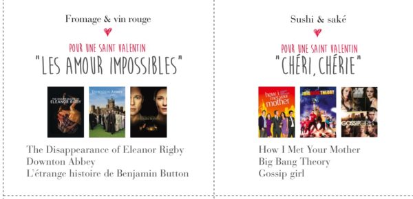 5 options pour une Saint-Valentin en mode – Ciné et SérieTV (entre amies) / Concours inside avec Netflix