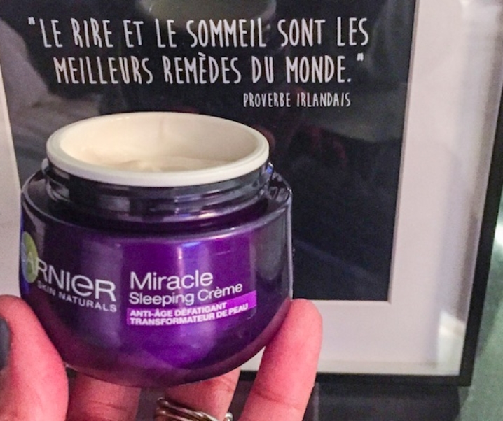 Nouveauté Beauté : J’ai testé la Miracle Sleeping Crème de Garnier !