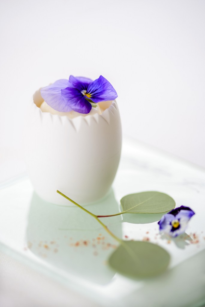 Espuma de Brie de Meaux et pensée