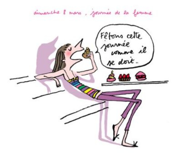Je vous assure, il y a une vraie différence entre : Offrir une rose en sortant de la gare et la journée des Droits des Femmes