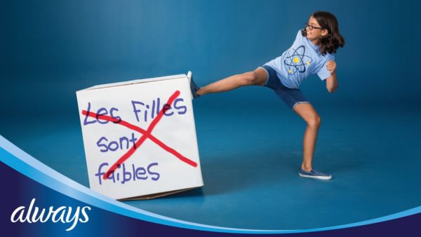 Nouvelle vidéo par Always :  #CommeUneFille – Rien ne t&rsquo;arrête