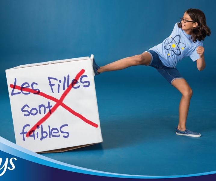 Nouvelle vidéo par Always :  #CommeUneFille – Rien ne t’arrête