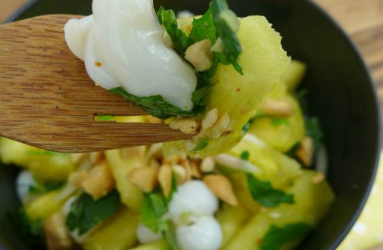 Healthy Summer in Paris : Recette – Salade thaie ananas et calamars