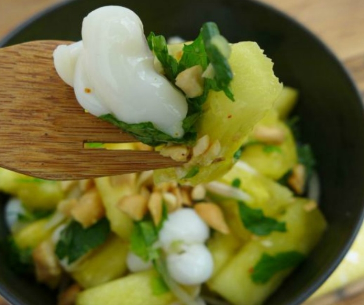 Healthy Summer in Paris : Recette – Salade thaie ananas et calamars
