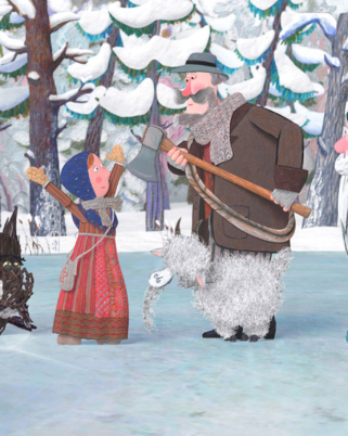 Le Père Frimas – Joli conte de Noel pour les 3-6 ans