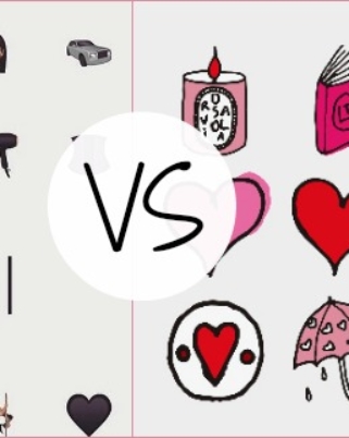 J’ai hésité entre les émojis de Kim Kardashian et ceux de Diptyque ! (naaaan, je rigole)