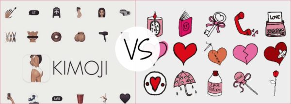 J’ai hésité entre les émojis de Kim Kardashian et ceux de Diptyque ! (naaaan, je rigole)