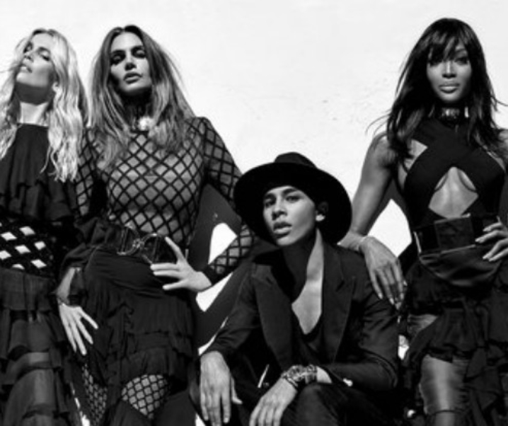 Naomi Campbell, Cindy Crawford et Claudia Schiffer pour Balmain !