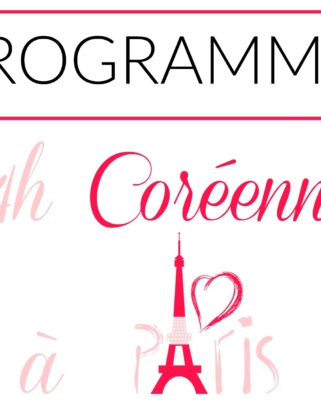 Mon programme : 24h coréennes à Paris !