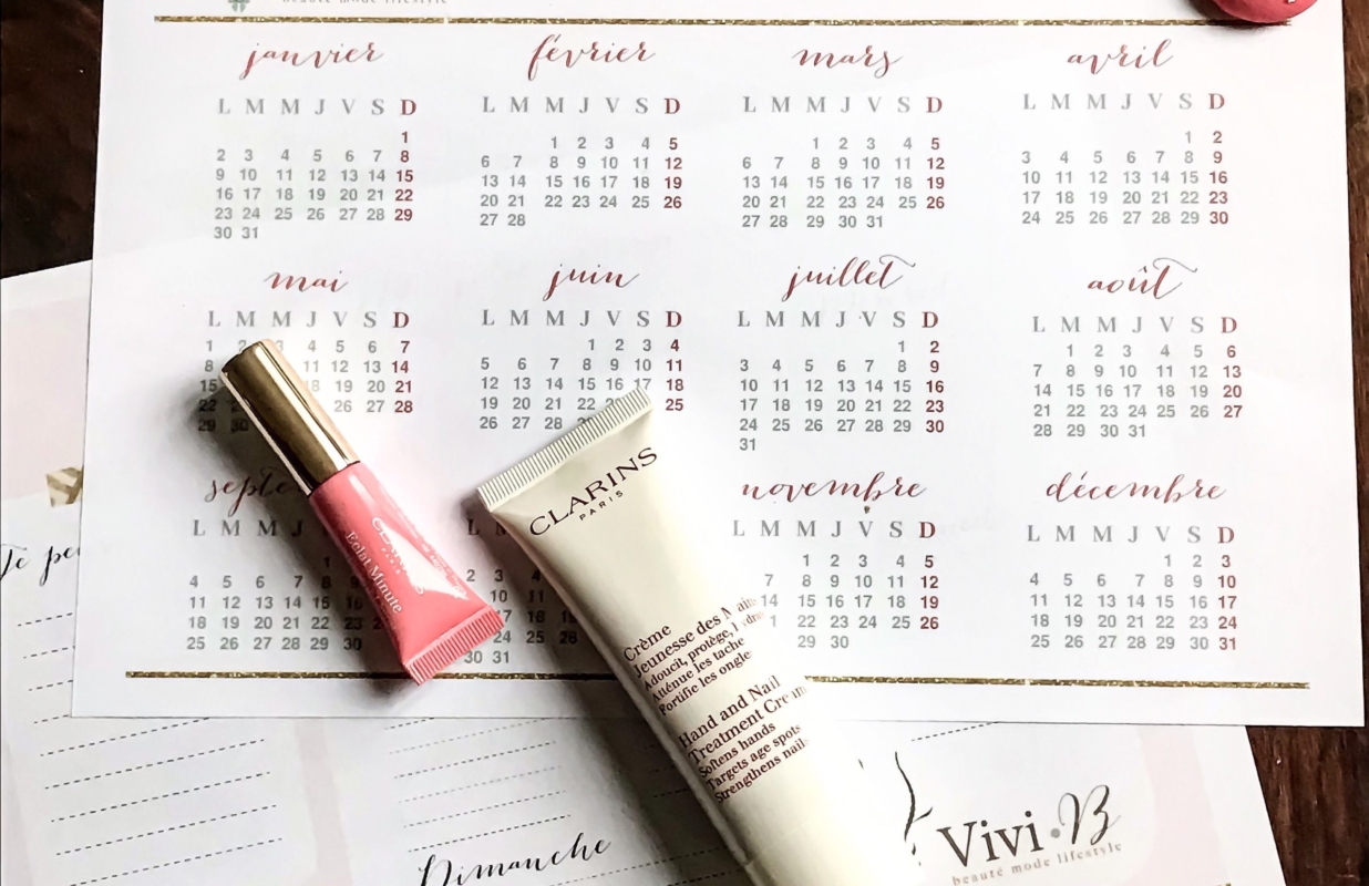 Comment trouver 1h par semaine pour prendre soin de soi et Calendrier 2017 !