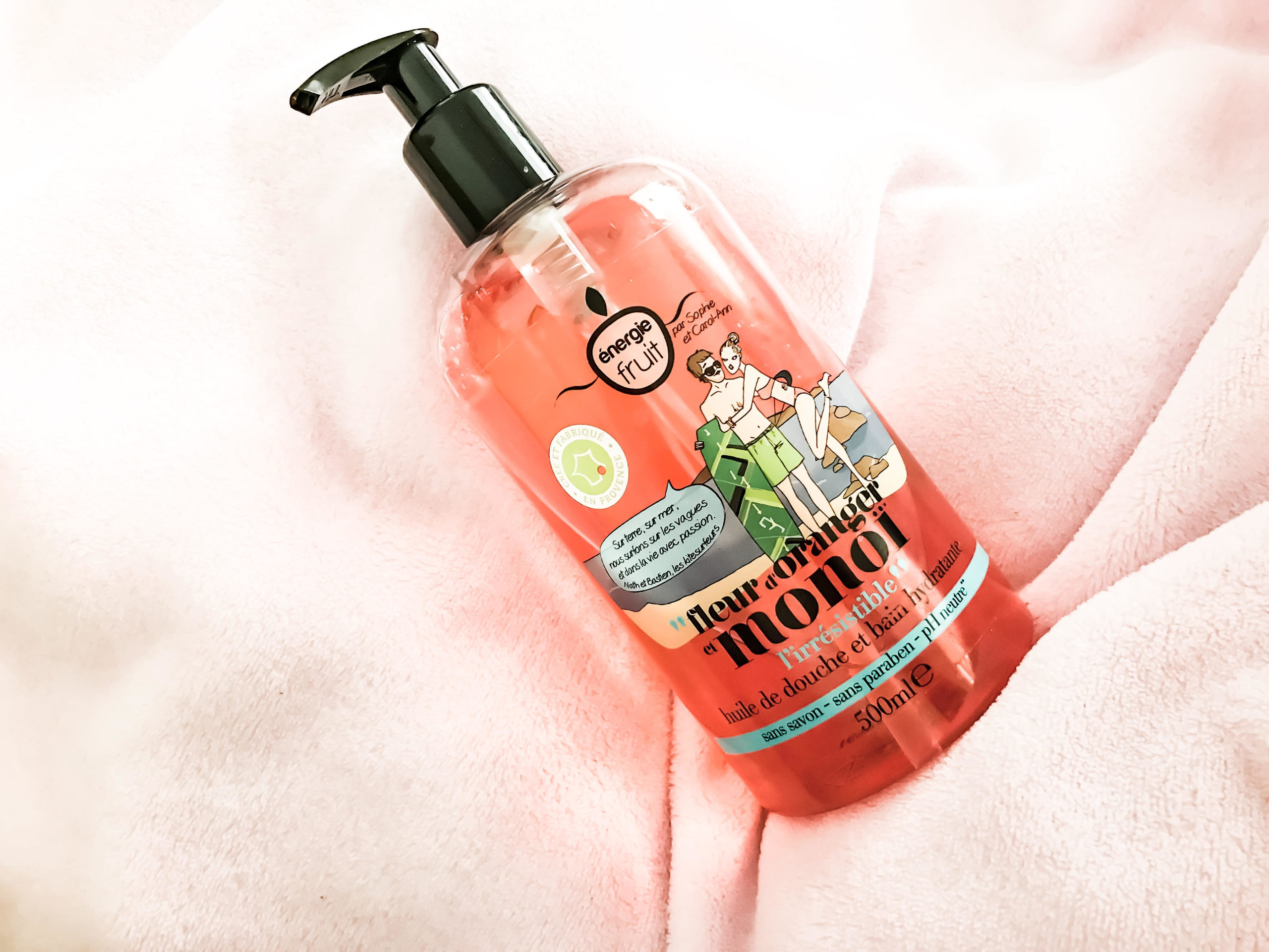 Une huile de douche à 6 euros, qui sent bon et avec une bonne compo ? J’ai trouvé !