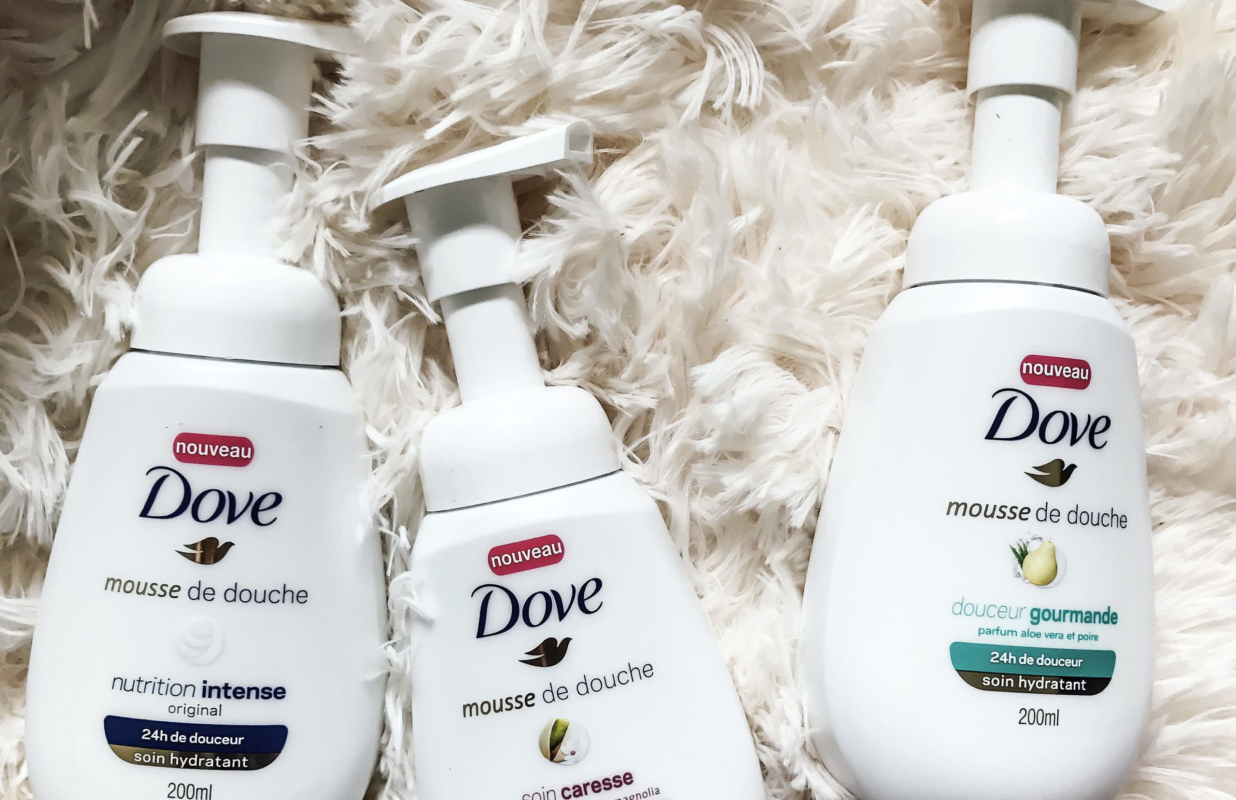 J’ai testé : la mousse de douche Dove