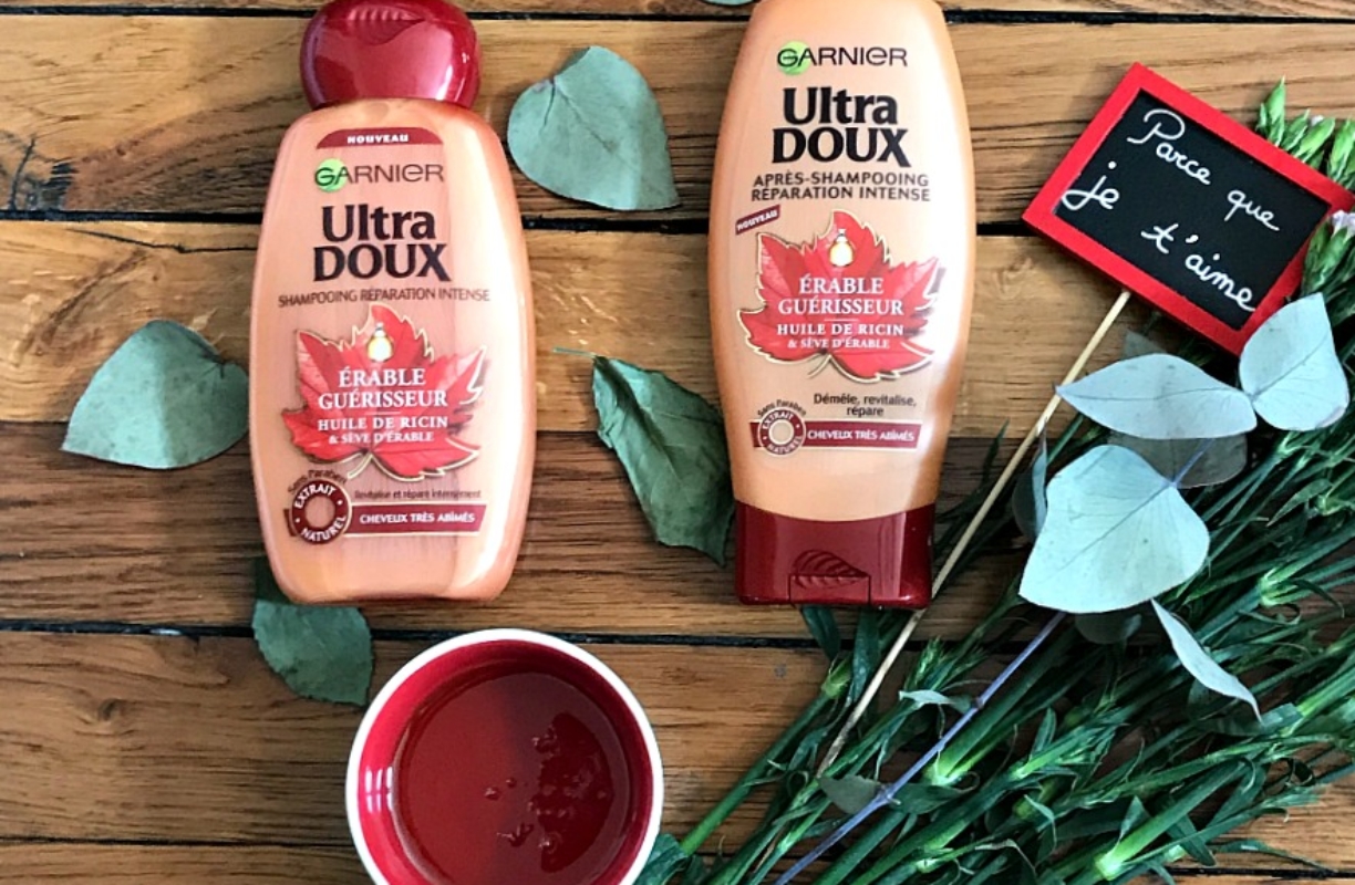 Test et concours : Gamme Erable Guérisseur  – Garnier Ultra Doux