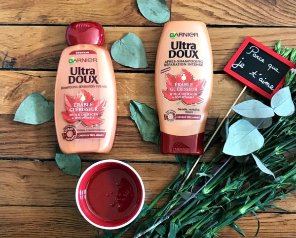 Test et concours : Gamme Erable Guérisseur  – Garnier Ultra Doux