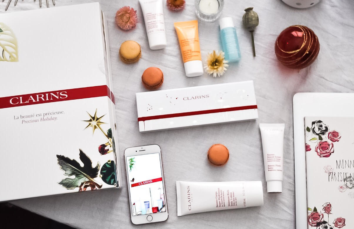 Instant beauté : Passer Noël avec Clarins !