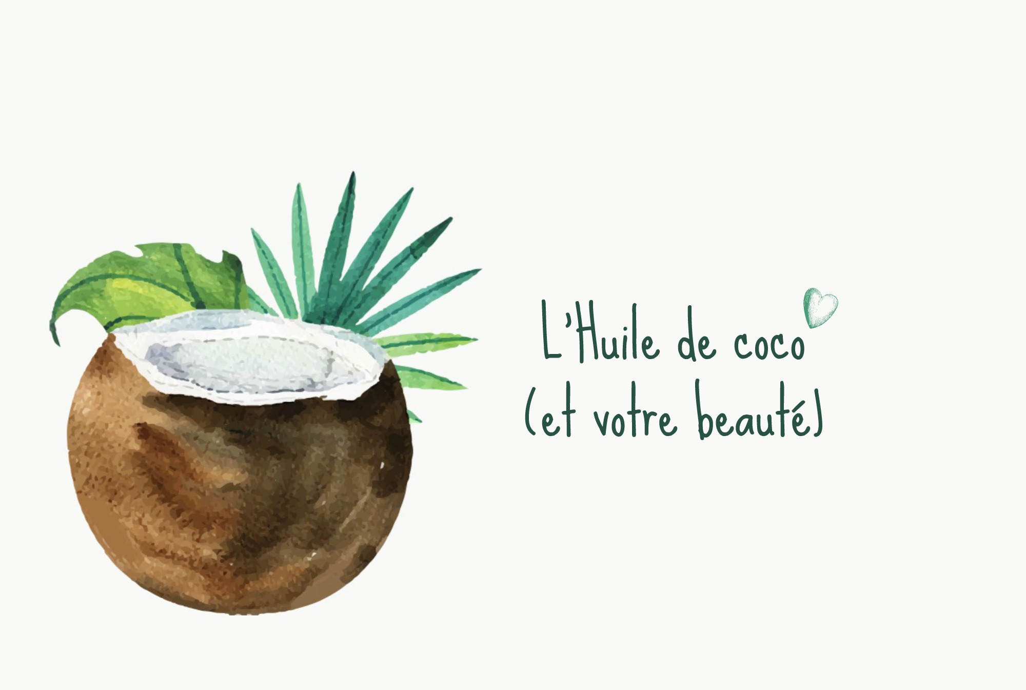 Comment utiliser l'huile de coco sur votre peau et vos cheveux ?